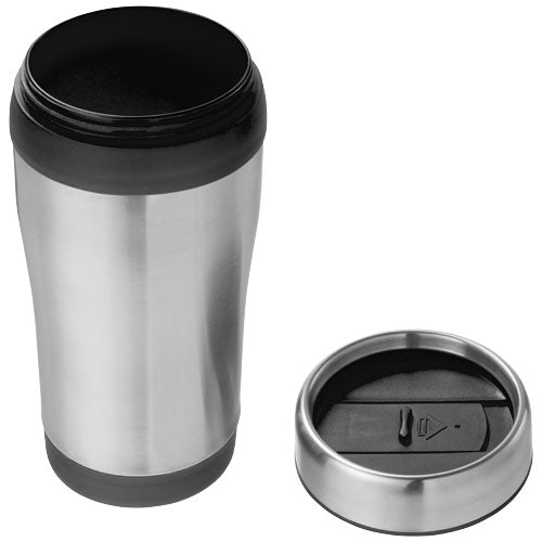 Vaso con aislamiento de acero inoxidable reciclado de 410 ml con certificación RCS Elwood