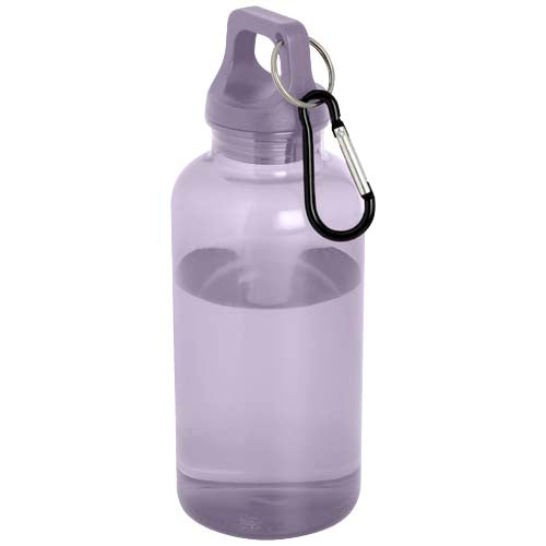 Bidón de 400 ml de plástico reciclado con mosquetón y certificación RCS Oregon