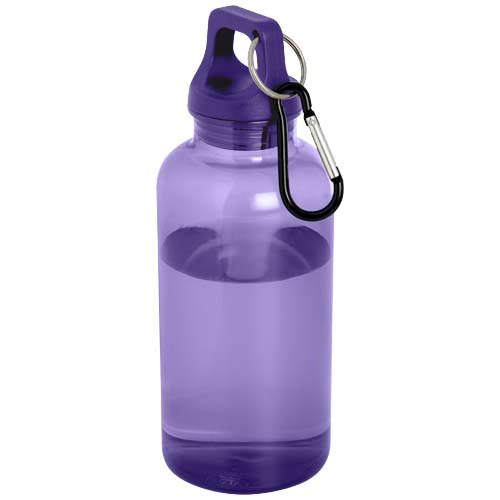 Bidón de 400 ml de plástico reciclado con mosquetón y certificación RCS Oregon