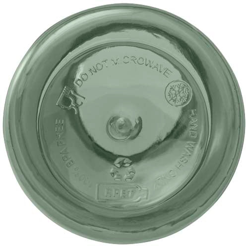 Bidón de 400 ml de plástico reciclado con mosquetón y certificación RCS Oregon