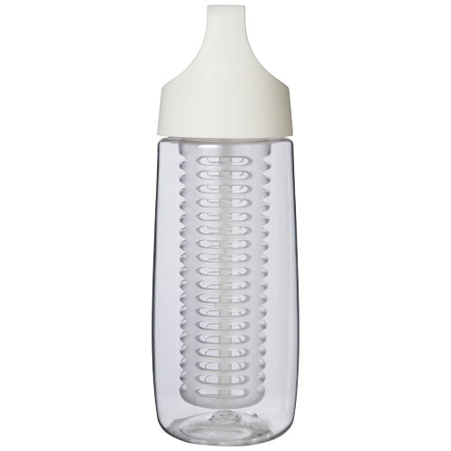 Bidón deportivo en plástico reciclado de 700 ml con tapa Flip e infusor