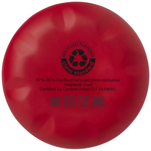 Bidón con aislamiento de acero inoxidable reciclado de 500 ml con certificación RCS Cove