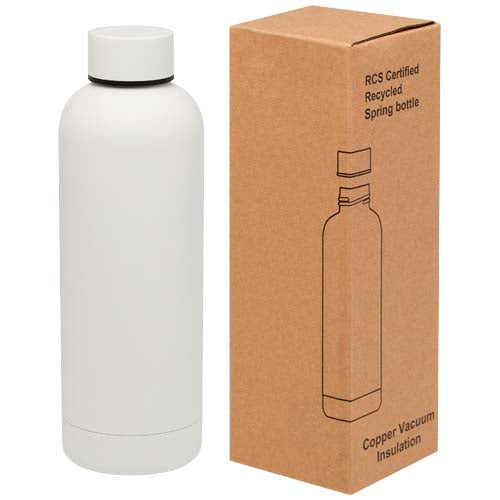 Bidón con aislamiento de cobre de 500 ml de acero inóxidable reciclado con certificado RCS