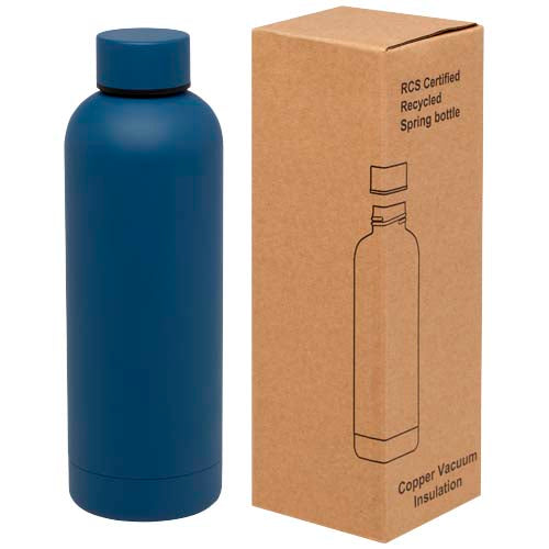 Bidón con aislamiento de cobre de 500 ml de acero inóxidable reciclado con certificado RCS