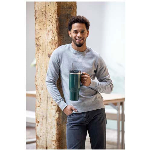Vaso térmico con pajita de