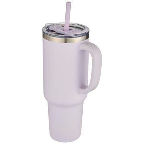 Vaso de cobre de 1200 ml con doble pared, pajita, aislamiento y certificado RCS