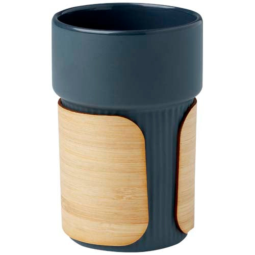 Vaso de 340 ml con funda de bambú