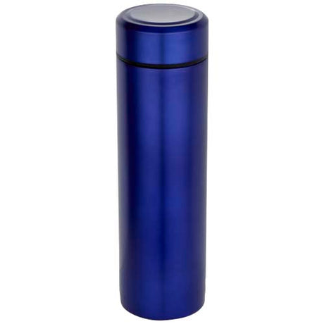 Termo de acero inoxidable de doble pared de 450 ml con colador de té