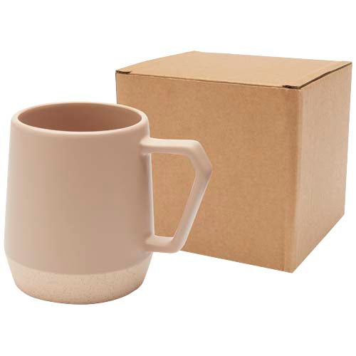 Taza de cerámica de 300 ml con acabado mate