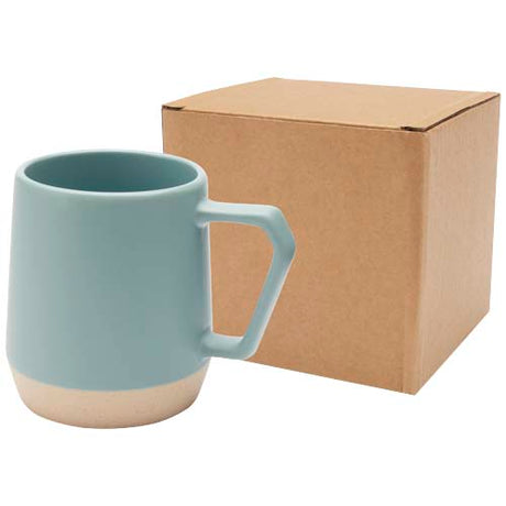 Taza de cerámica de 300 ml con acabado mate
