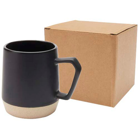 Taza de cerámica de 300 ml con acabado mate