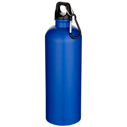 Botella de 750 ml de acero inoxidable mate reciclado con certificado RCS con mosquetón