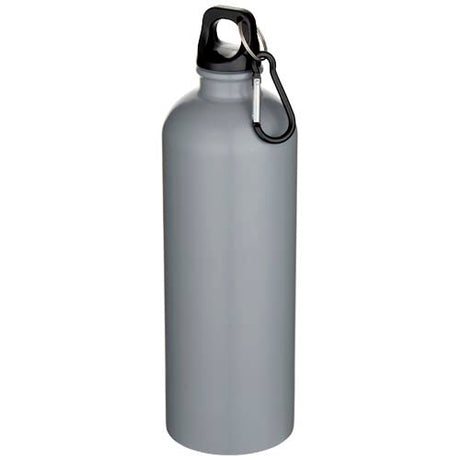 Botella de 750 ml de acero inoxidable mate reciclado con certificado RCS con mosquetón