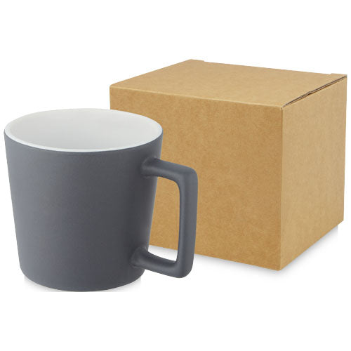 Taza de cerámica de 370 ml con acabado mate Cali