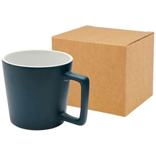 Taza de cerámica de 370 ml con acabado mate Cali