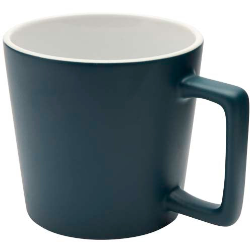 Taza de cerámica de 370 ml con acabado mate Cali
