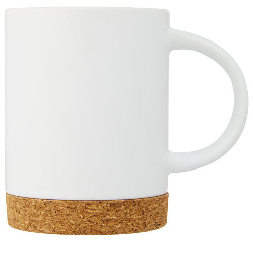 Taza de cerámica de 425 ml con base de corcho Neiva