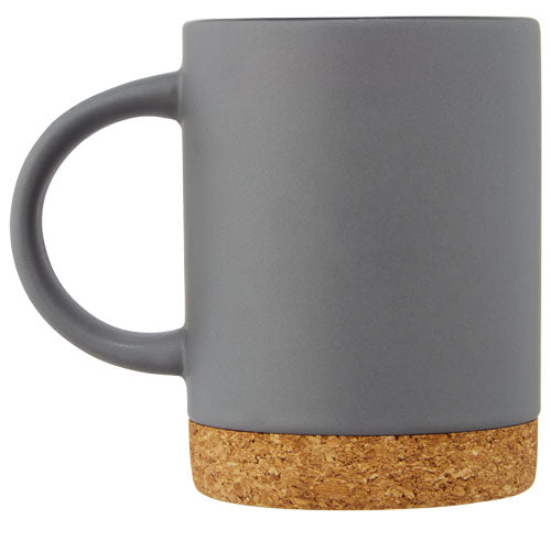 Taza de cerámica de 425 ml con base de corcho Neiva