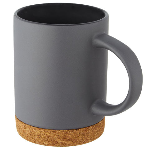 Taza de cerámica de 425 ml con base de corcho Neiva