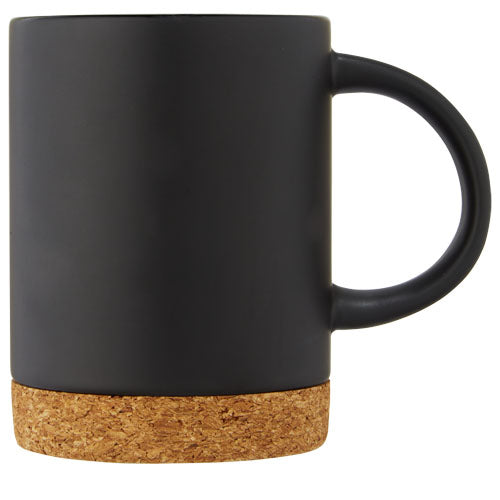 Taza de cerámica de 425 ml con base de corcho Neiva