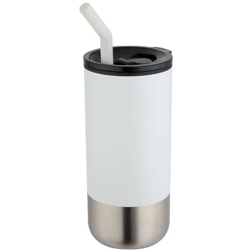 Vaso con aislamiento de 480 ml con certificado RCS y pajita