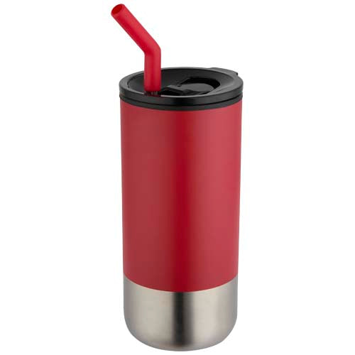 Vaso con aislamiento de 480 ml con certificado RCS y pajita