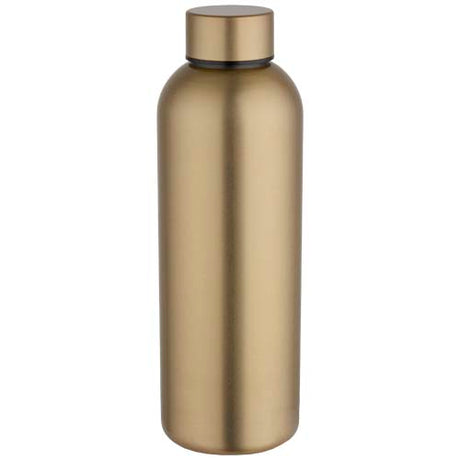 Botella de agua de 750 ml de acero inoxidable reciclado con pared simple y certificado RCS