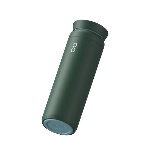 Vaso de acero inoxidable reciclado