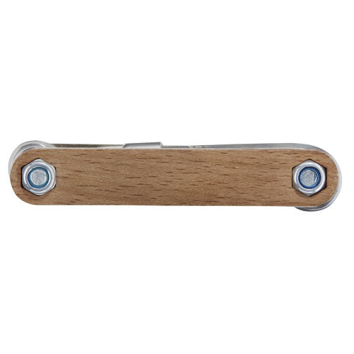 Multiherramienta para bicicletas de 8 funciones con mango de madera Fixie