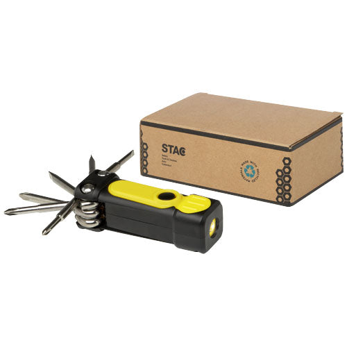 Set de destornilladores de plástico reciclado 8 en 1 RCS con linterna Octo