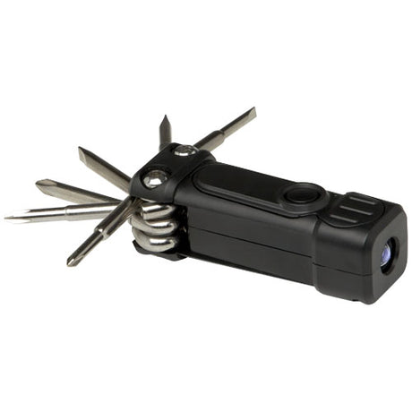 Set de destornilladores de plástico reciclado 8 en 1 RCS con linterna