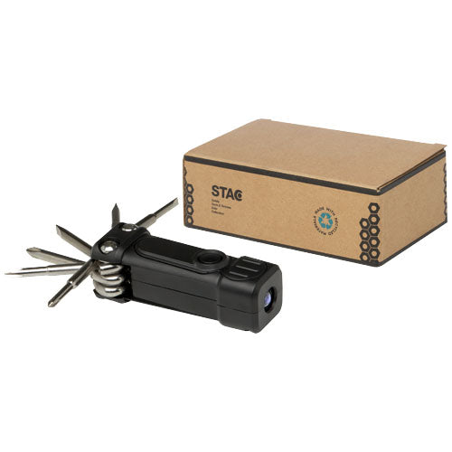 Set de destornilladores de plástico reciclado 8 en 1 RCS con linterna Octo