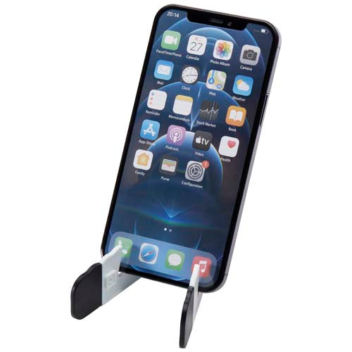 Soporte plegable de plástico reciclado para tableta y teléfono