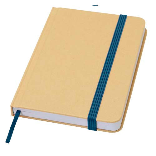 Libreta de tapa dura A6 de material reciclado con páginas lisas