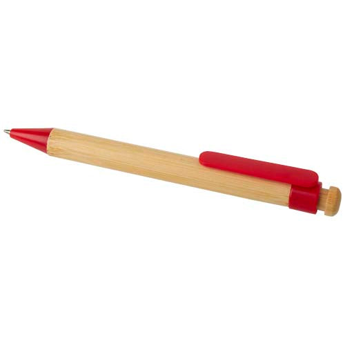 Bolígrafo de bambú y plástico