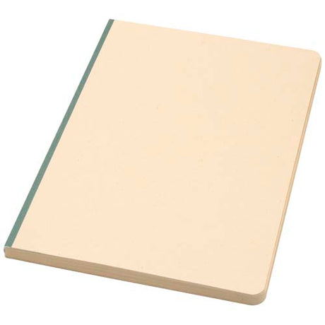 Libreta A5 de tapa blanda de RPET y caña de azúcar