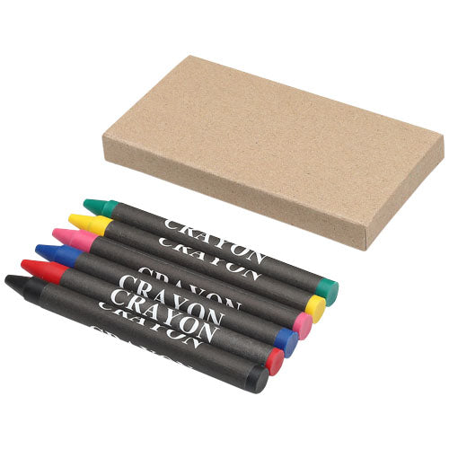 Set de 6 pinturas de cera