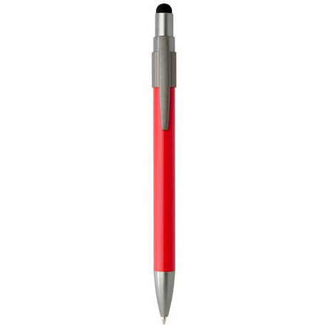 Bolígrafo de material reciclado RCS con stylus y fidget spinner (tinta negra)