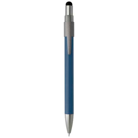 Bolígrafo de material reciclado RCS con stylus y fidget spinner (tinta negra)