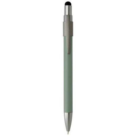 Bolígrafo de material reciclado RCS con stylus y fidget spinner (tinta negra)