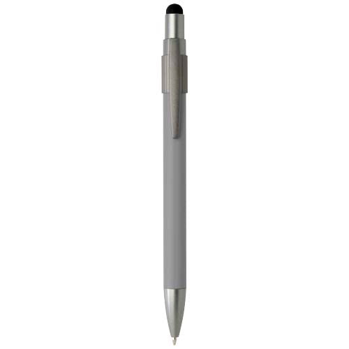 Bolígrafo de material reciclado RCS con stylus y fidget spinner (tinta negra)