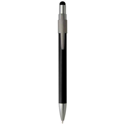 Bolígrafo de material reciclado RCS con stylus y fidget spinner (tinta negra)