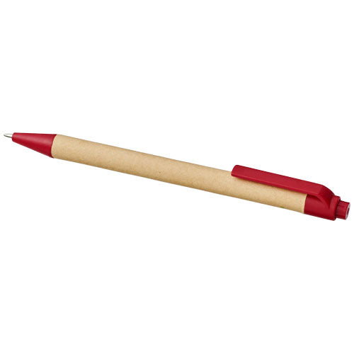 Bolígrafo de cartón reciclado y