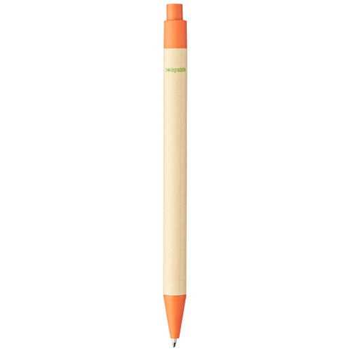 Bolígrafo de cartón reciclado y