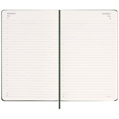 Agenda diaria de 12 meses con tapa dura Moleskine