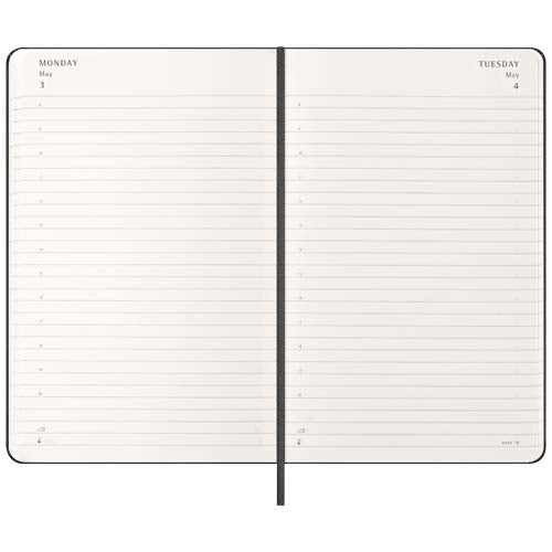 Agenda diaria de 12 meses con tapa dura Moleskine