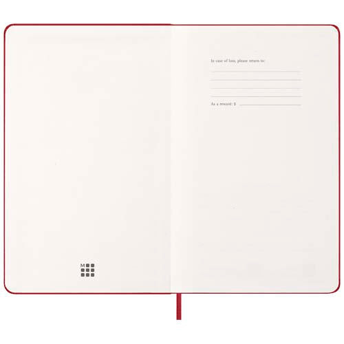 Planificador semanal L con tapa dura de 12 meses Moleskine