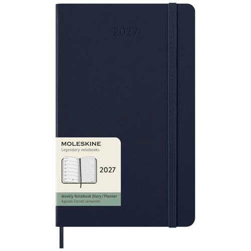 Planificador semanal L con tapa dura de 12 meses Moleskine