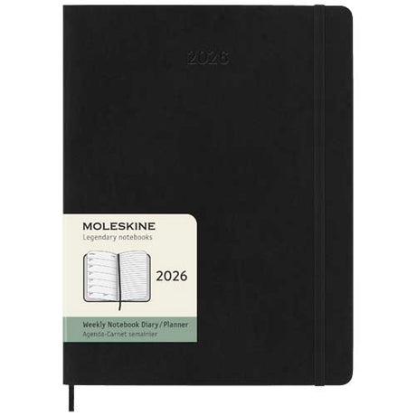 Libreta XL con tapa blanda de 12 meses