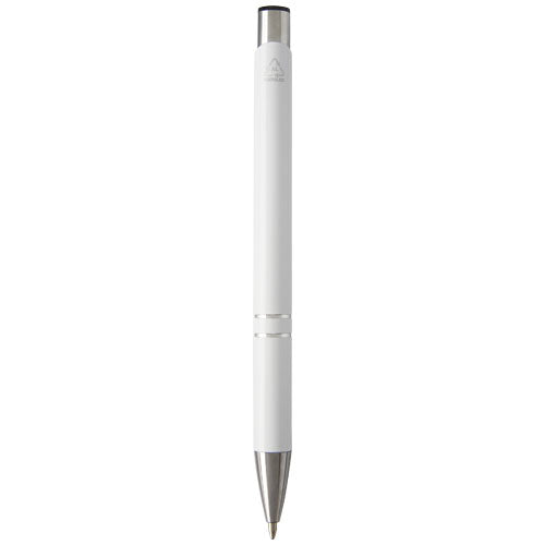 Bolígrafo de aluminio reciclado Moneta (tinta negra)